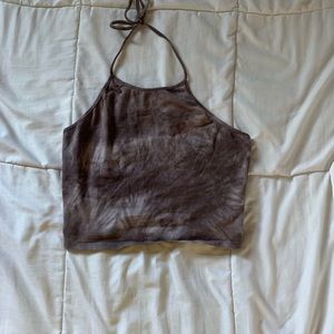 Tie dye halter top